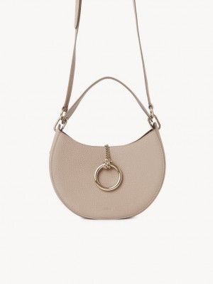 Bolsos Cruzados Chloe Arlène Small Hobo Beige | CHE-SR13575