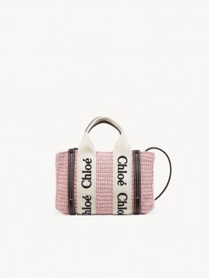 Bolsos Cruzados Chloe Mini Woody Rosas | CHE-SR13464