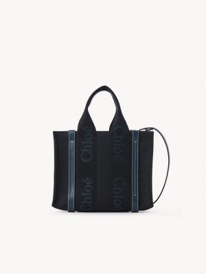 Bolsos Cruzados Chloe Small Woody Negras Verde | CHE-SR13570