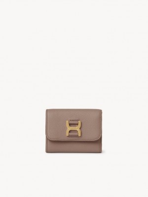 Carteras Pequeñas Chloe Marcie Small Tri-fold Marrones | CHE-SR14296