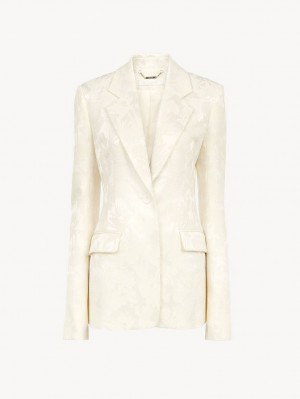 Chaquetas Chloe Single-breasted Blancas | CHE-SR13772