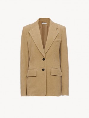 Chaquetas Chloe Tailored Beige | CHE-SR13818