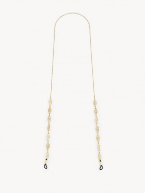 Pendientes Chloe Darcey Encaje Eyew Chain Doradas | CHE-SR14433