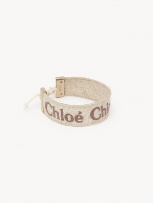 Pulseras Chloe Woody Beige Marrones | CHE-SR14446