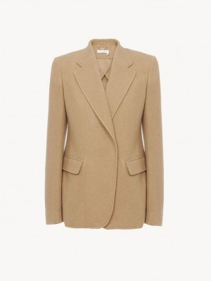 Traje Chloe Buttonless Tailored Marrones | CHE-SR14033