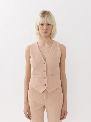 Traje Chloe Classic Vest Rosas | CHE-SR14066