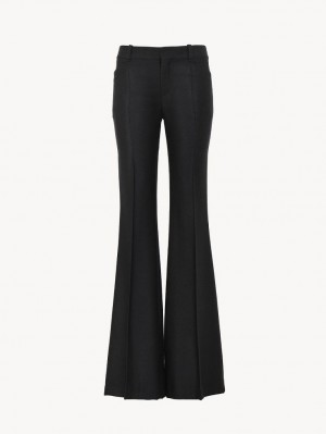 Traje Chloe High-waisted Flare Negras | CHE-SR14039