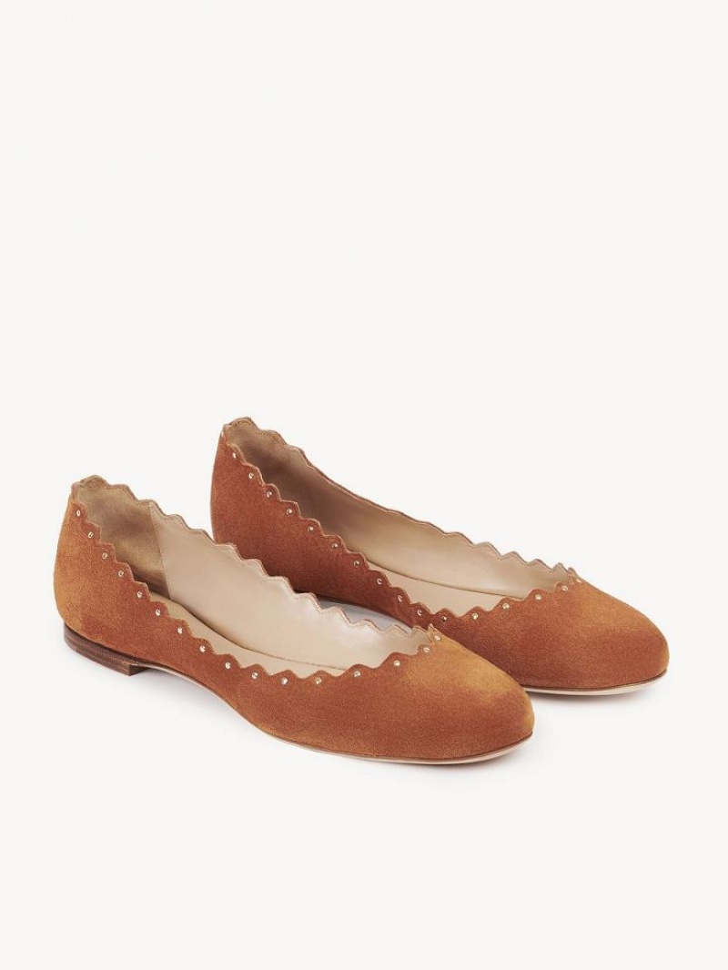 Ballet Flat Chloe Lauren Marrones | CHE-SR14254