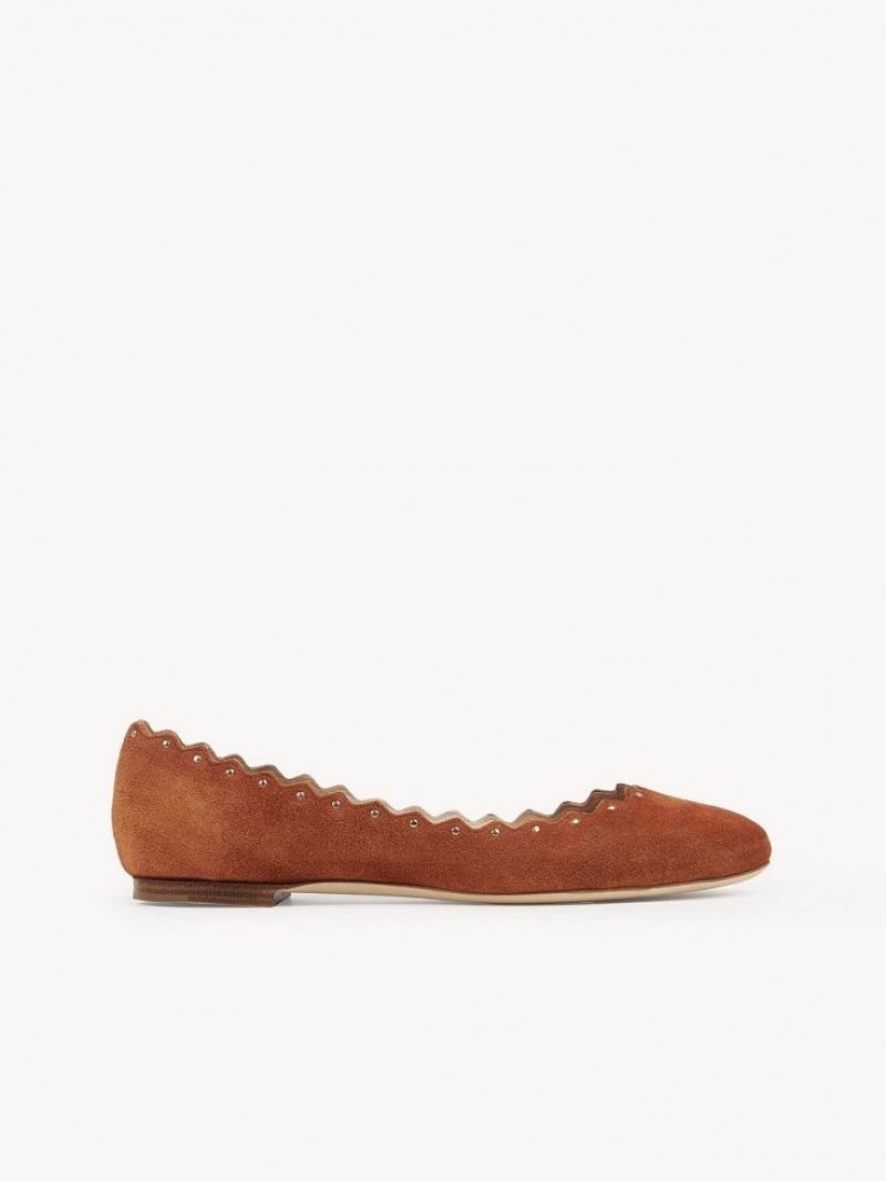 Ballet Flat Chloe Lauren Marrones | CHE-SR14254