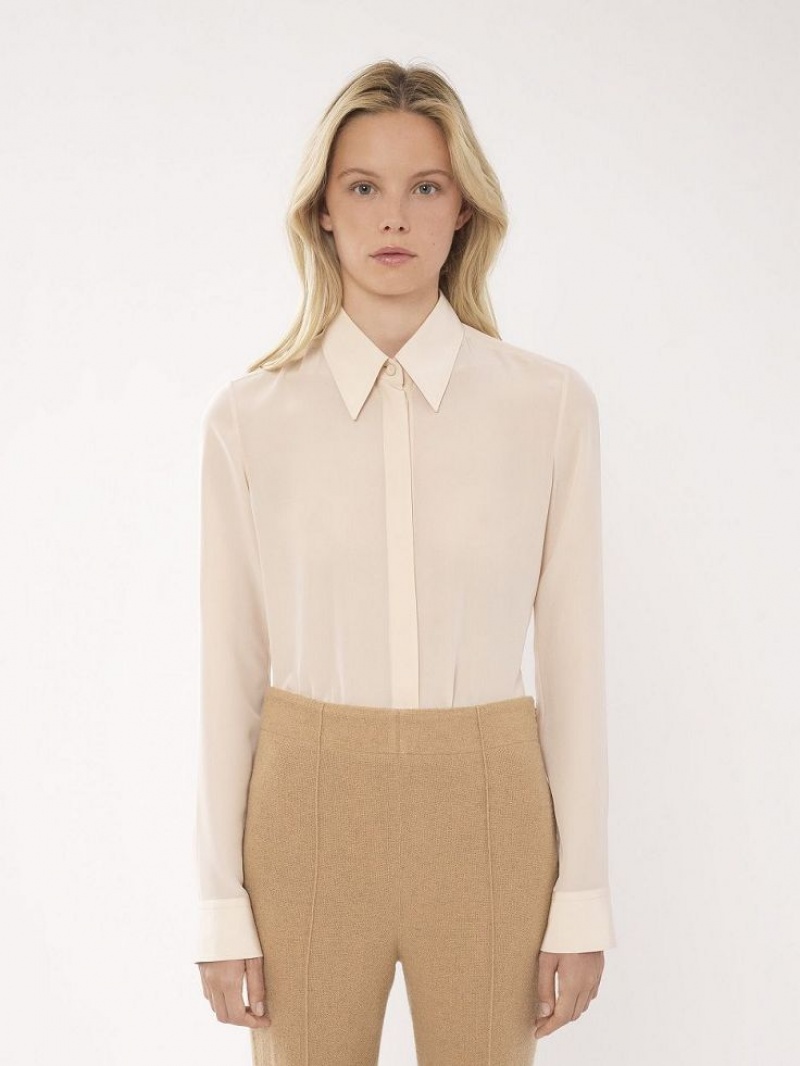 Blusa Chloe Classic Slim Rosas | CHE-SR13914