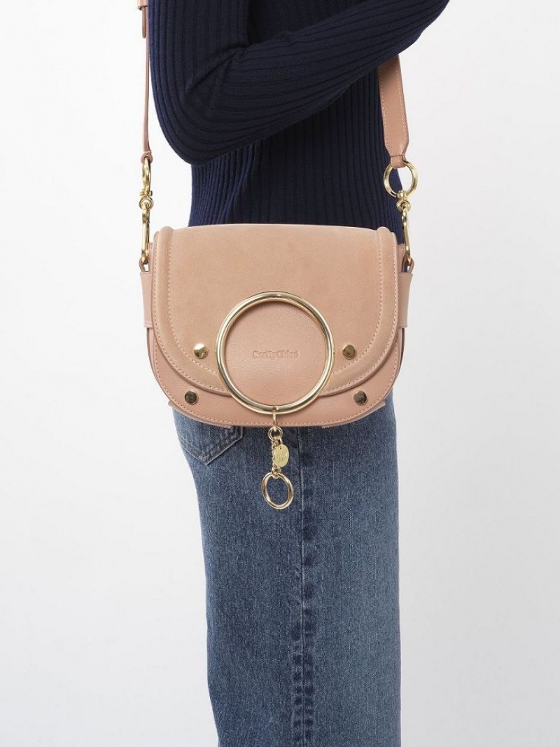 Bolsa De Hombro Chloe Mara Cafe Rosas | CHE-SR14620