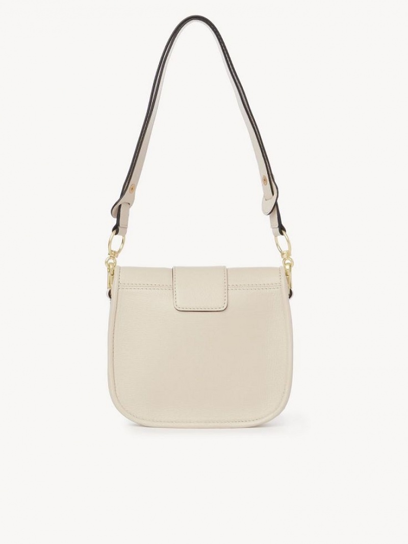 Bolsa De Hombro Chloe Saddie Satchel Beige | CHE-SR14668