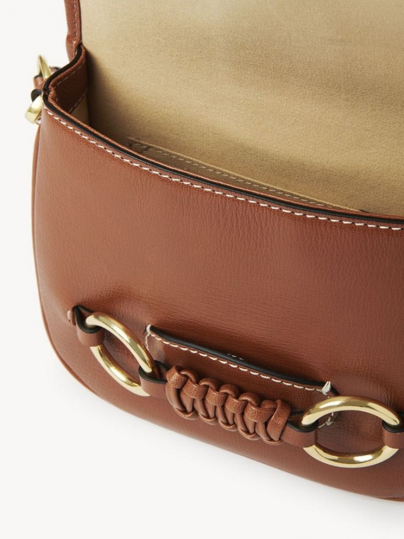 Bolsa De Hombro Chloe Saddie Satchel Marrones | CHE-SR14667
