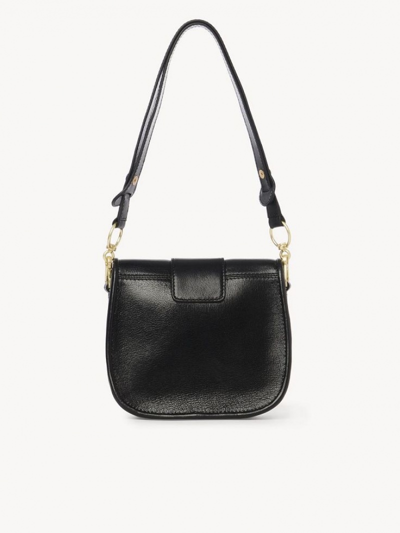 Bolsa De Hombro Chloe Saddie Satchel Negras | CHE-SR14631