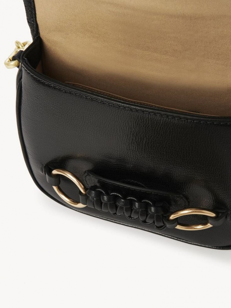Bolsa De Hombro Chloe Saddie Satchel Negras | CHE-SR14631