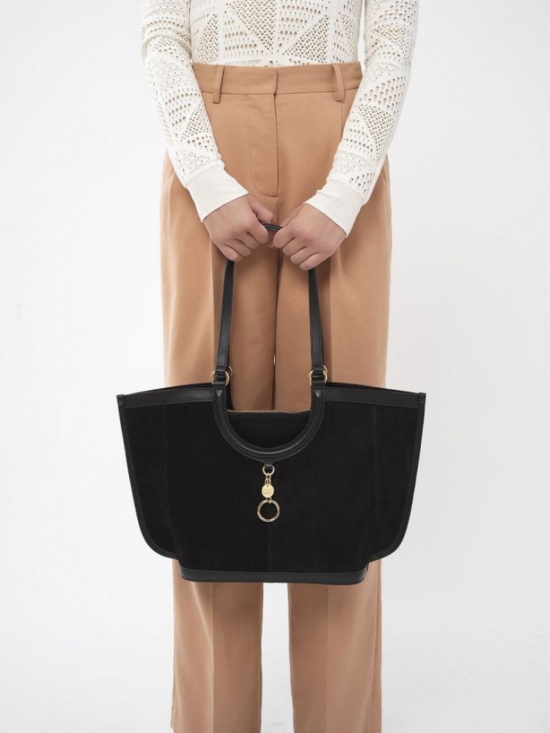 Bolso Tote Chloe Mara Negras | CHE-SR14703