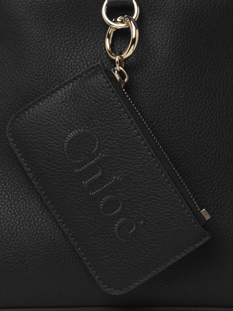 Bolso Tote Chloe Sense Small East-west Negras | CHE-SR13357
