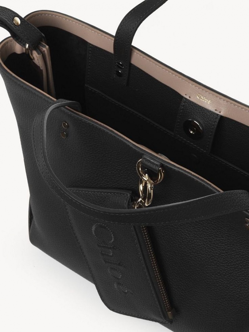 Bolso Tote Chloe Sense Small East-west Negras | CHE-SR13357