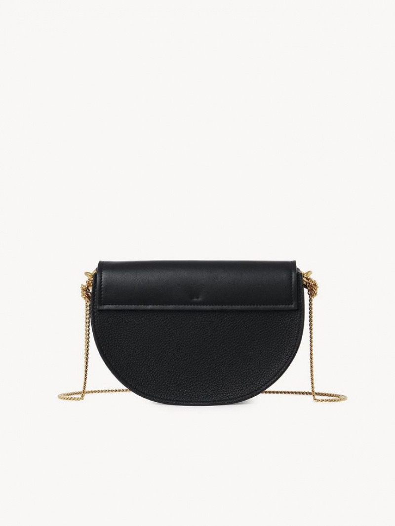 Bolsos Cruzados Chloe Marcie Chain Flap Negras | CHE-SR13591