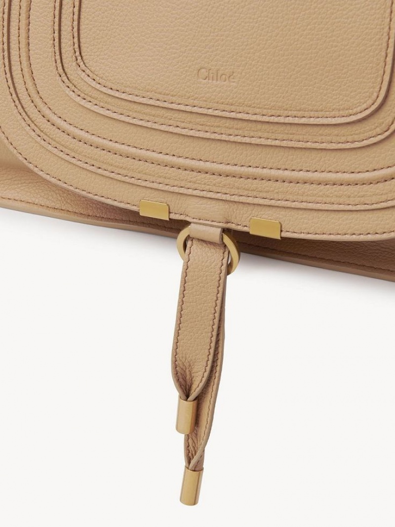 Bolsos Cruzados Chloe Marcie Double Carry Marrones | CHE-SR13583