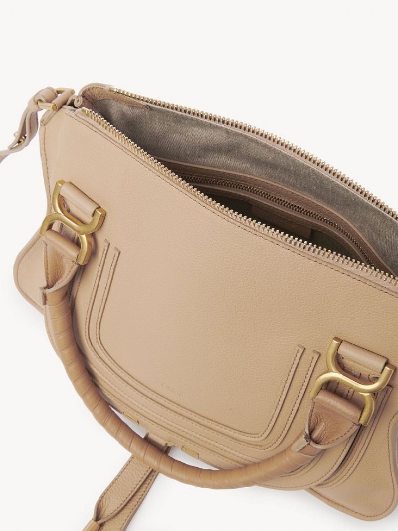 Bolsos Cruzados Chloe Marcie Double Carry Marrones | CHE-SR13583