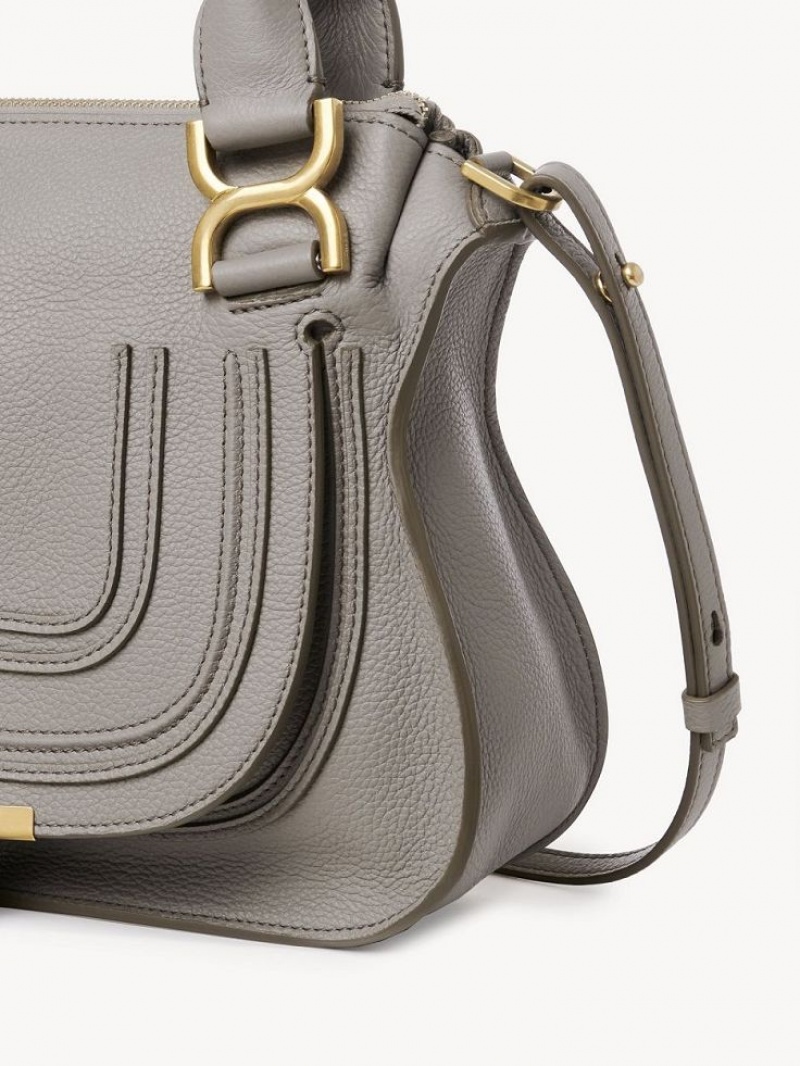 Bolsos Cruzados Chloe Marcie Small Double Carry Gris | CHE-SR13547