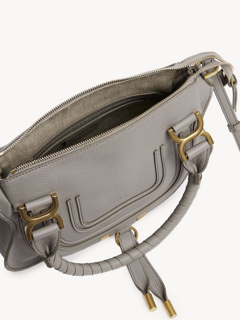 Bolsos Cruzados Chloe Marcie Small Double Carry Gris | CHE-SR13547