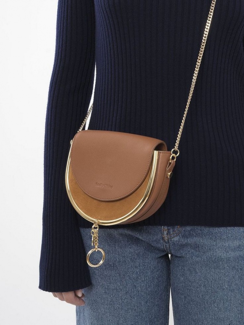 Bolsos Mini Chloe Mara Evening Marrones | CHE-SR14724