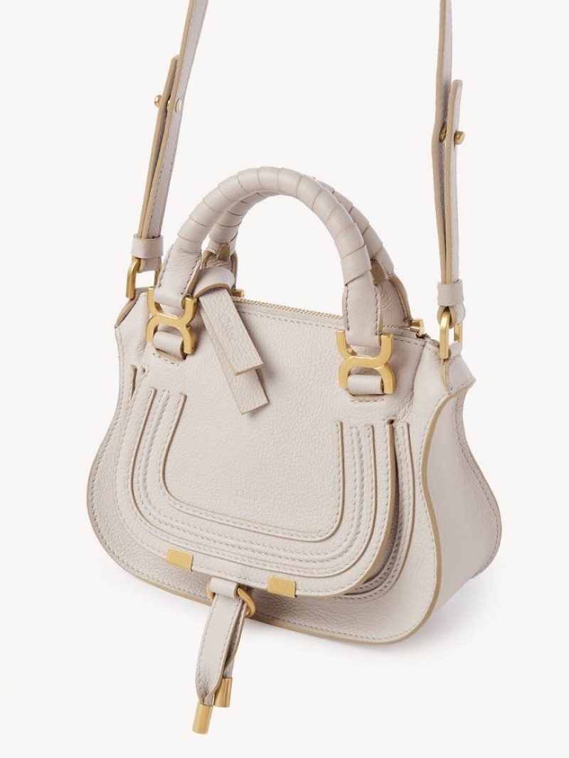 Bolsos Mini Chloe Marcie Double Carry Gris | CHE-SR13714