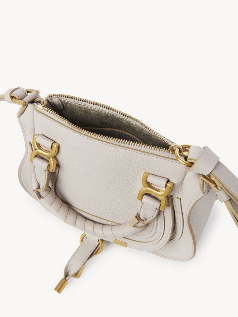 Bolsos Mini Chloe Marcie Double Carry Gris | CHE-SR13714