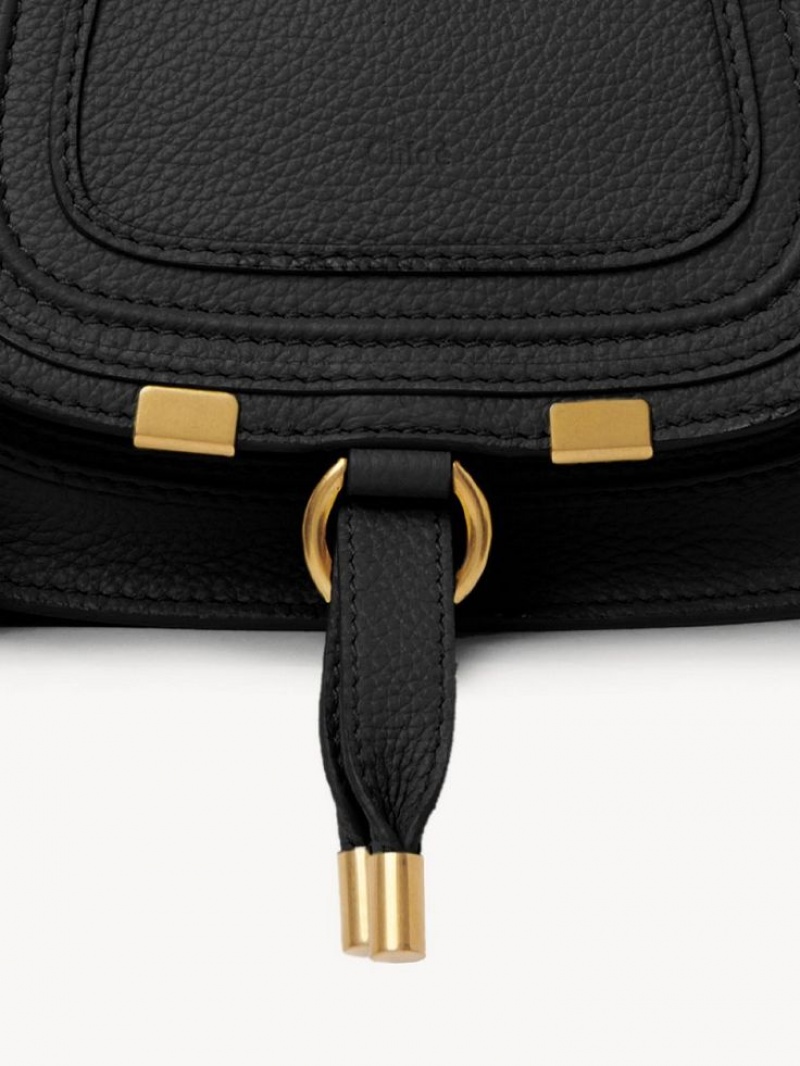Bolsos Mini Chloe Marcie Double Carry Negras | CHE-SR13713