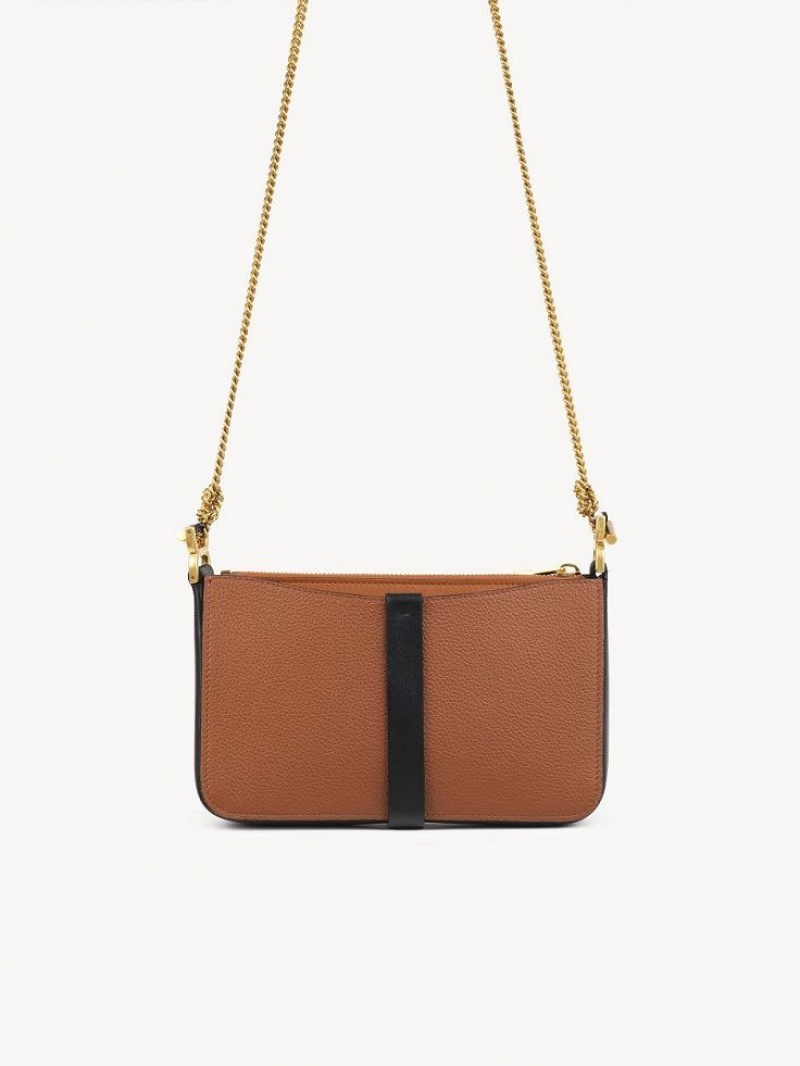 Bolsos Mini Chloe Marcie Pouch On Chain Marrones | CHE-SR13703
