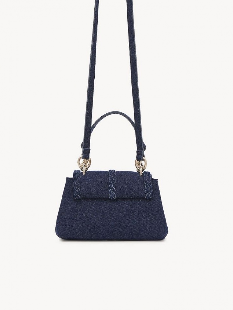 Bolsos Mini Chloe Penelope Soft Shoulder Azules | CHE-SR13705