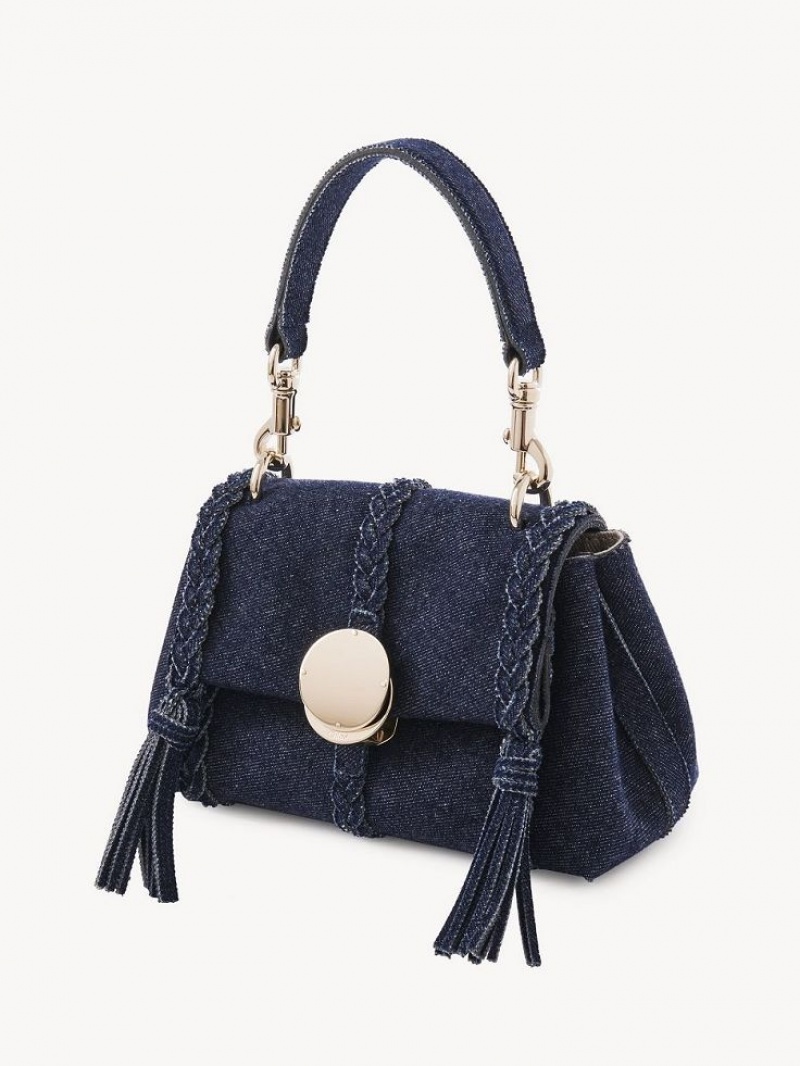 Bolsos Mini Chloe Penelope Soft Shoulder Azules | CHE-SR13705
