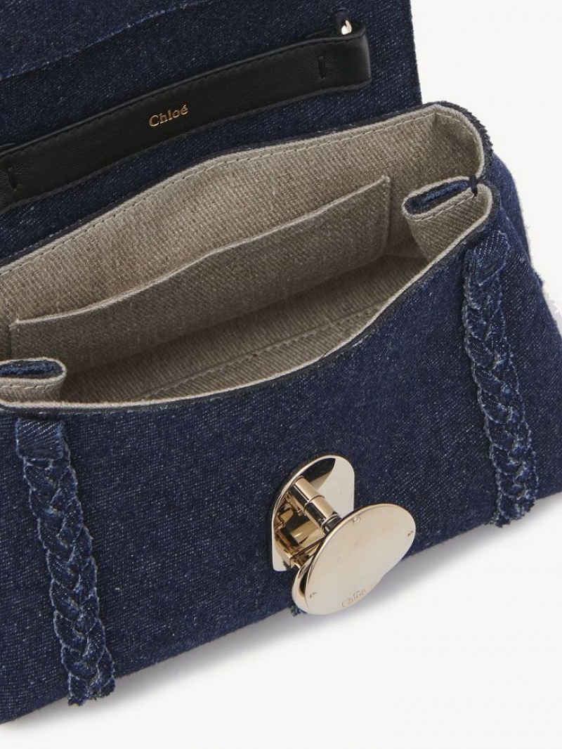 Bolsos Mini Chloe Penelope Soft Shoulder Azules | CHE-SR13705