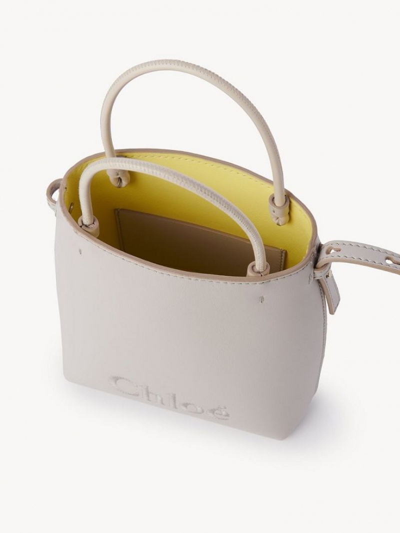 Bolsos Mini Chloe Sense Tote Gris | CHE-SR13734