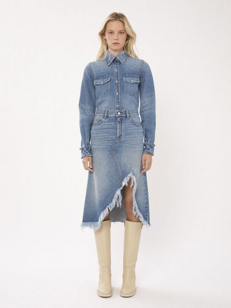 Botas Chloe Mallo High Gris | CHE-SR14221