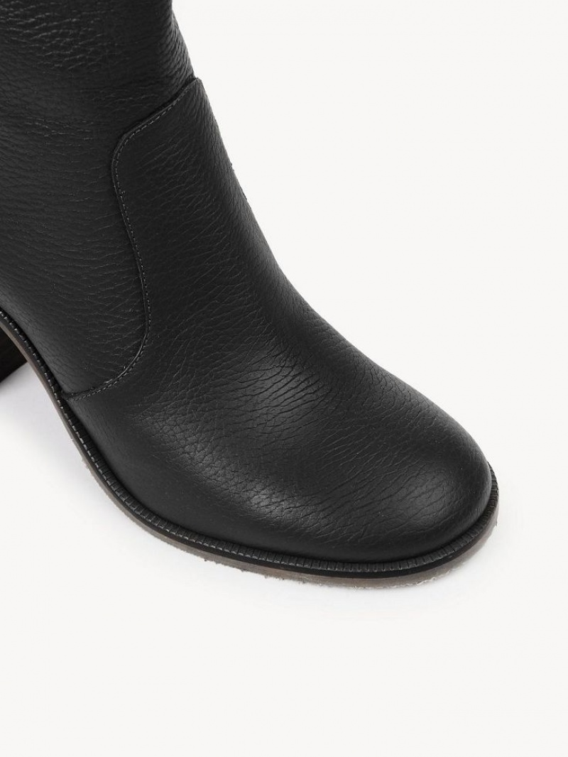 Botines Chloe Aryel Tacón Negras | CHE-SR14857