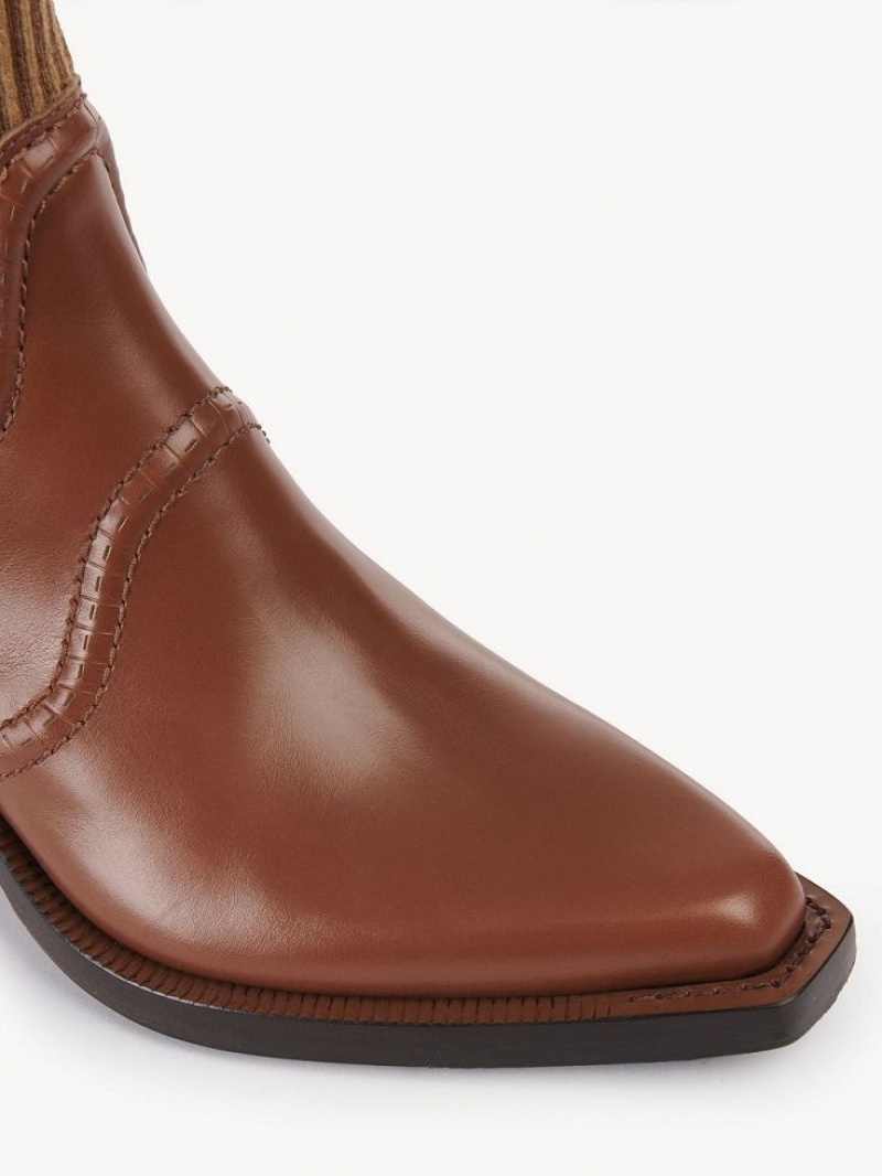 Botines Chloe Nellie Texan Marrones | CHE-SR14204