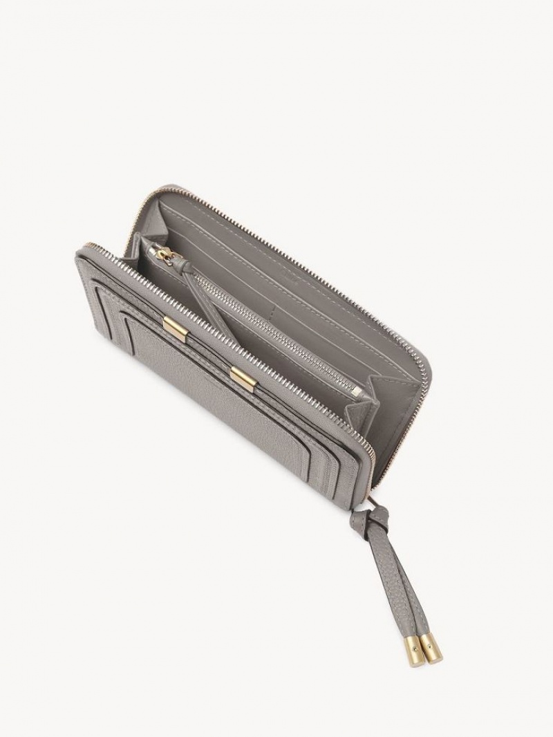 Carteras Grandes Chloe Marcie Zippered Gris | CHE-SR14297