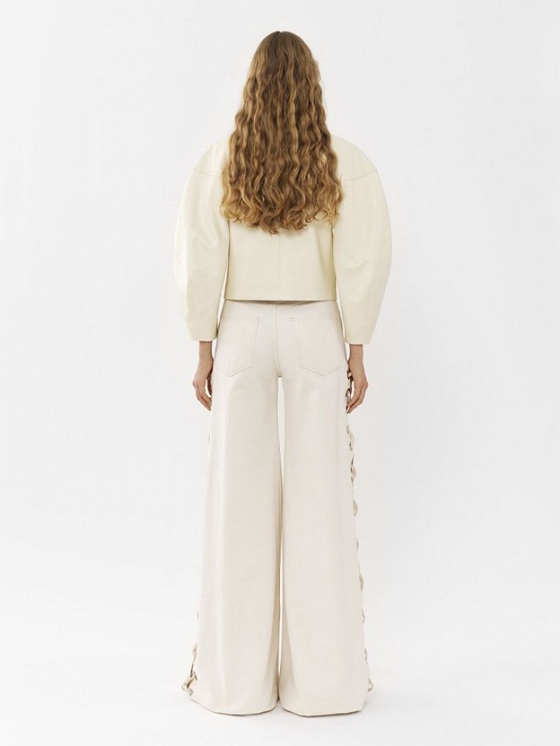 Chaquetas Chloe Boxy Blancas | CHE-SR13793