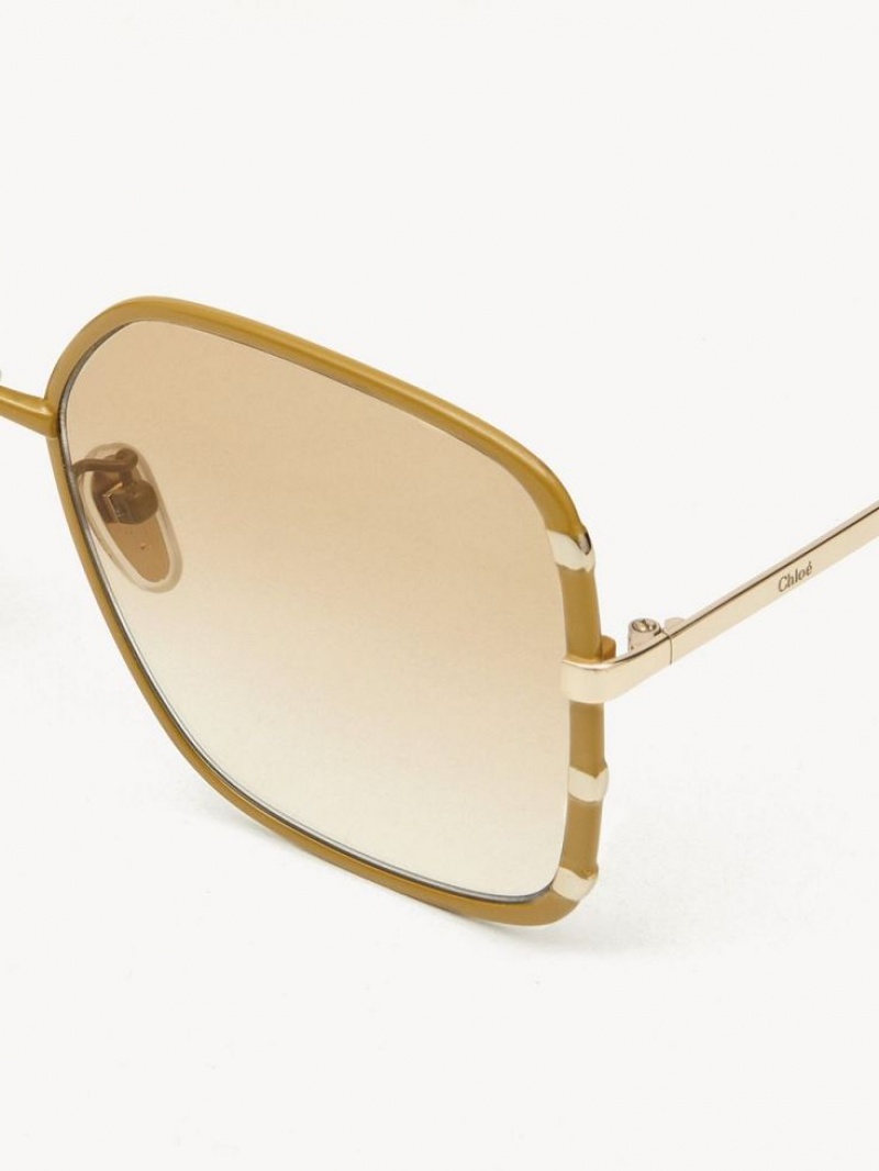 Gafas de Sol Chloe Celeste Doradas | CHE-SR14527