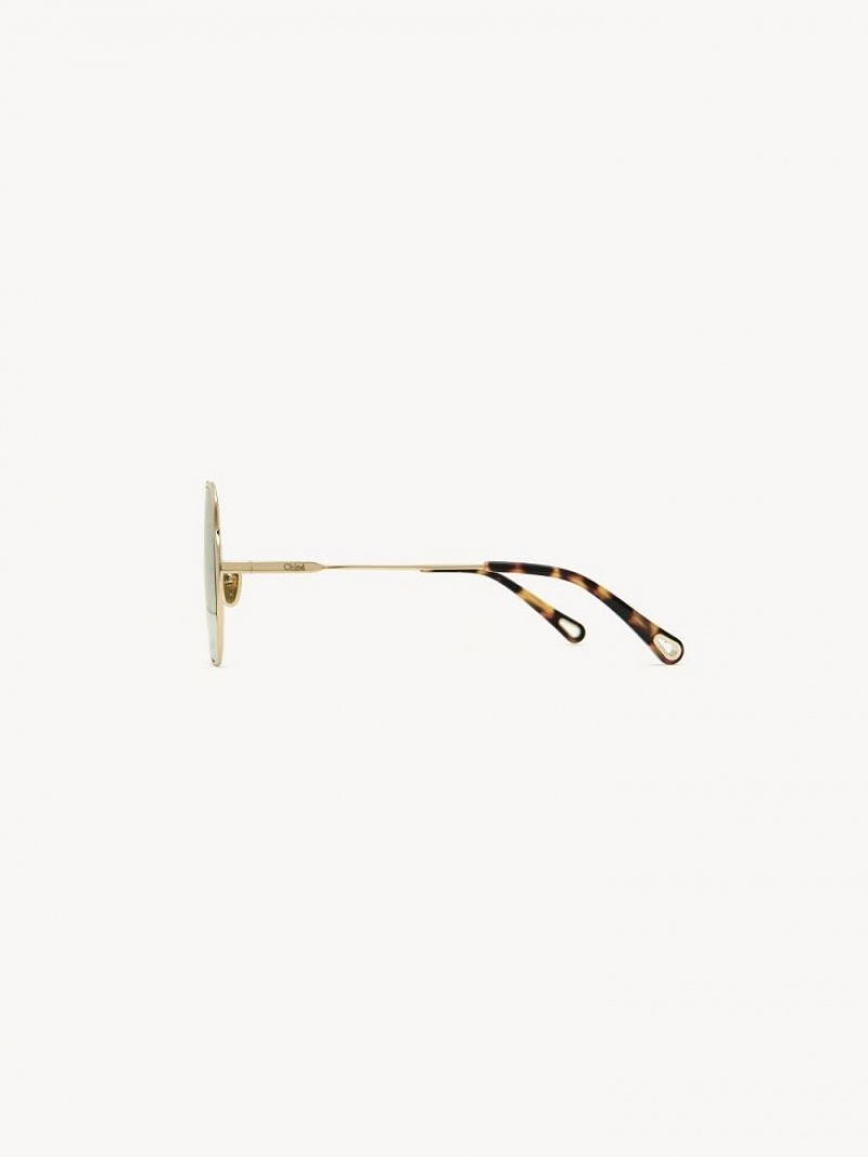 Gafas de Sol Chloe Honoré Doradas Verde | CHE-SR14567