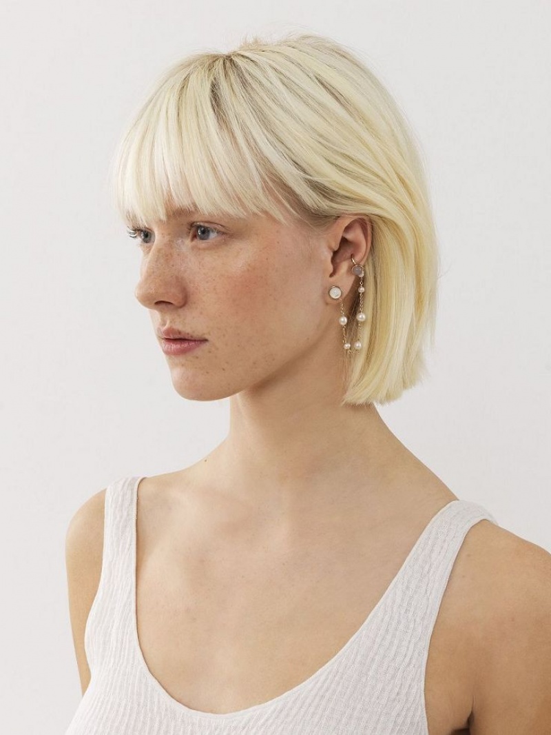 Pendientes Chloe Darcey Doradas | CHE-SR14363