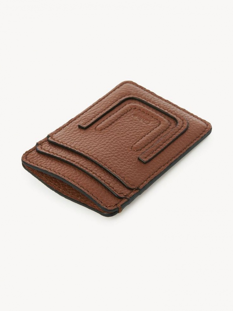 Porta Tarjeta Chloe Marcie Marrones | CHE-SR14309
