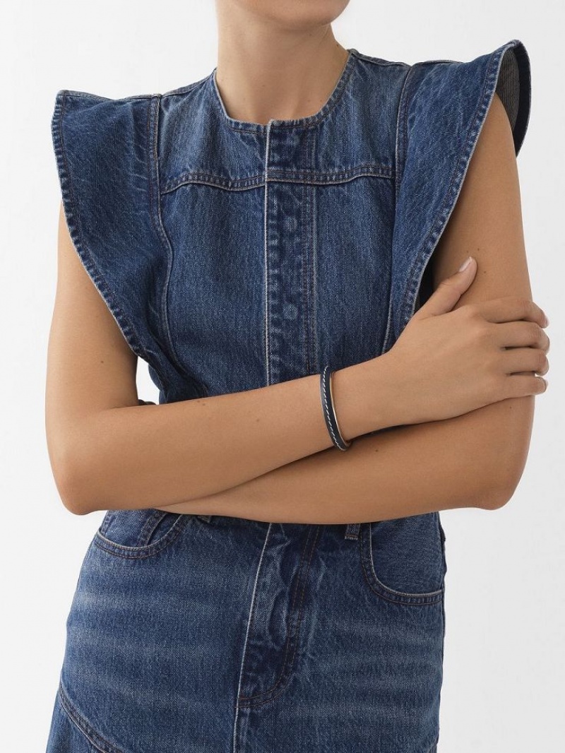 Pulseras Chloe Edith Cuff Azul Marino | CHE-SR14395