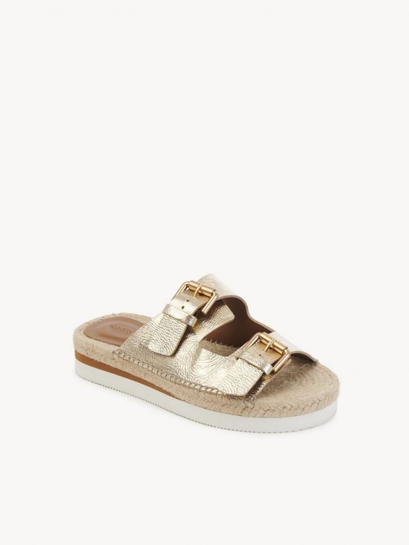 Sandalias Chloe Glyn Plataforma Alpargata Scarlatto | CHE-SR14831
