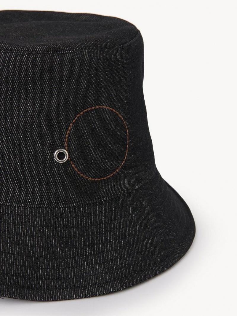 Sombreros Chloe Eyelet Negras | CHE-SR14499