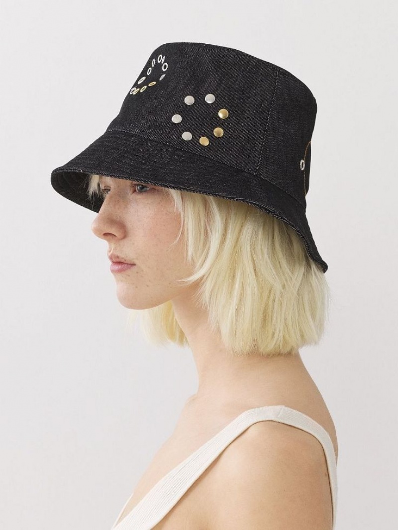 Sombreros Chloe Eyelet Negras | CHE-SR14499
