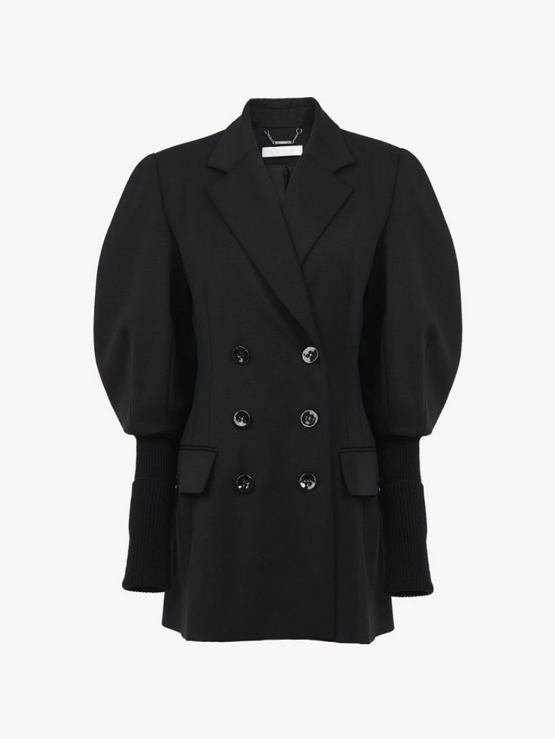 Traje Chloe Double-breasted Tailored Negras | CHE-SR14029